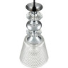 Подвесной светильник LUMION MANOLA 8049/1А SUSPENTIONI LN24 E27 1*60W 220V хром/прозрачный металл/стекло 8049/1A